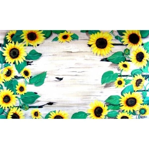 Custom Printed Rugs DM 40 Sunflower Door Mat
