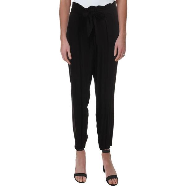 Bcbgmaxazria Womens Smocked Tie Waist Dress Pants Overstock 30607767 Free shipping on selected items. bcbgmaxazria womens smocked tie waist dress pants