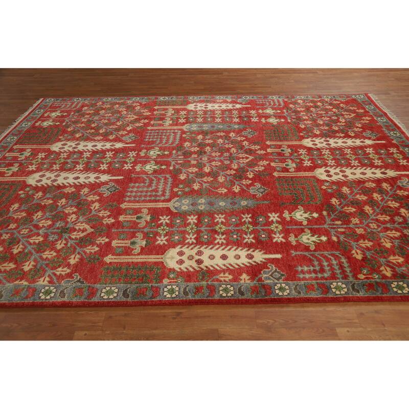 Heriz Serapi Indian Rug Handmade Wool Carpet - 7'11" x 9'8"