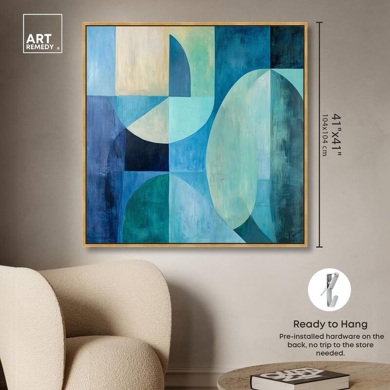 Color Blocks II Canvas by Art Remedy