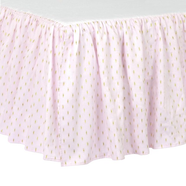 glitter crib skirt