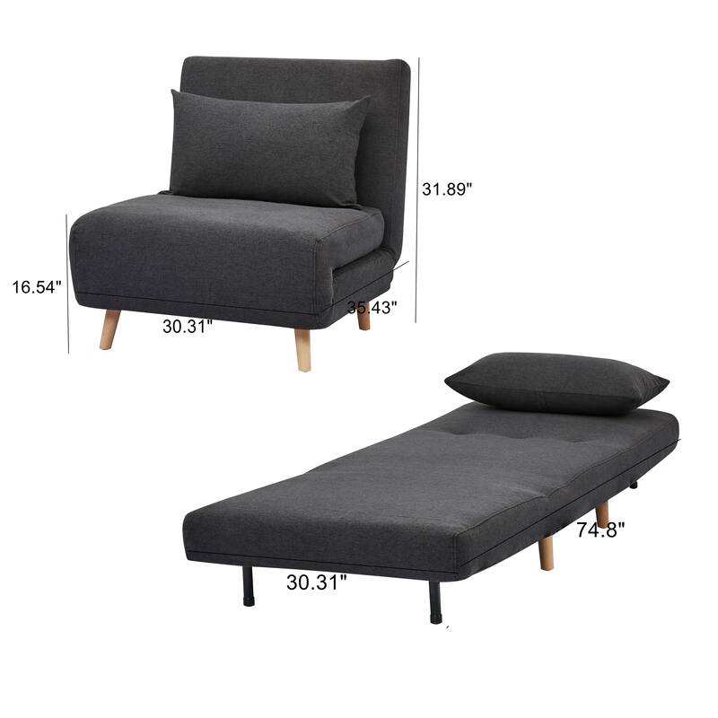 Artdeco Home Tustin Sleeper Chair Set of 2