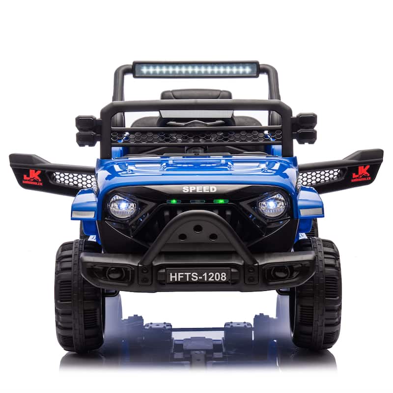Kids Electric Car Blue Ride on Car Electric Vehicle Off-Road Toy Car