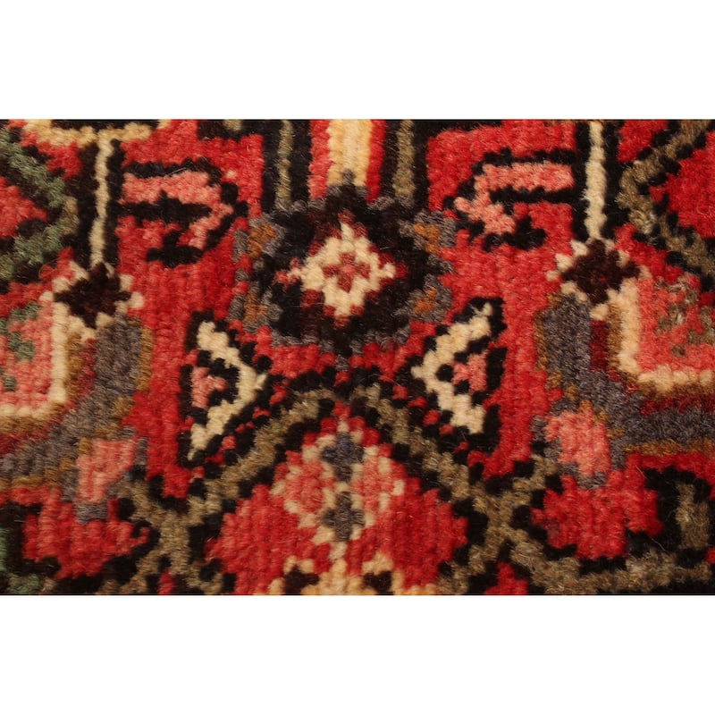 ECARPETGALLERY Hand-knotted Andelz Red Wool Rug - 3'7 x 9'9