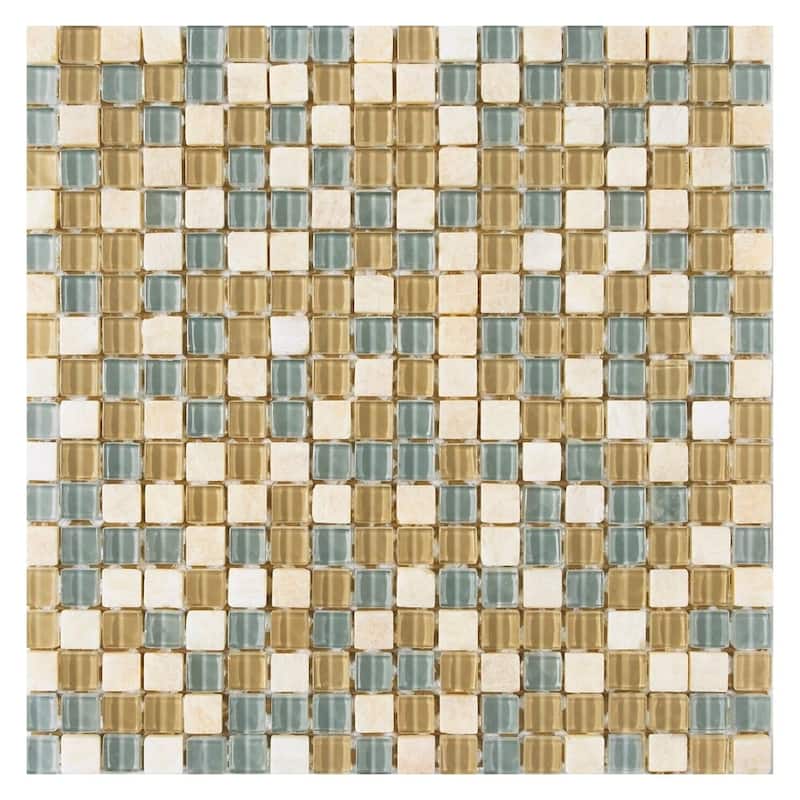 Victory 12x12 Ocean Glass Mosaic Tile - Wall & Backsplash