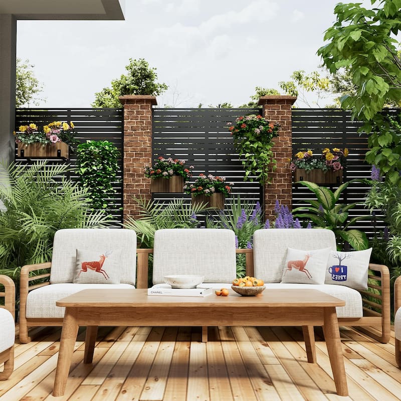 6 ft. H x 4 ft. Metal Privacy Screen Free Standing - 72*47