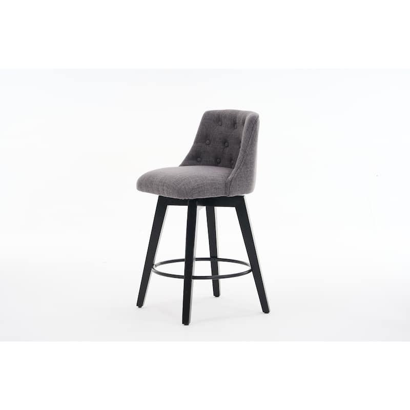 Swivel Bar Stools Side Chair Set of 2