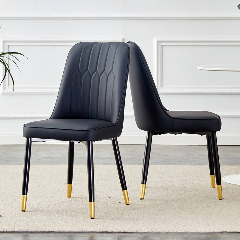 Modern PU Leather Dining Chair ,Set of 2