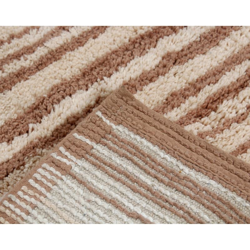 Gradiation Collection Absorbent Cotton Machine Washable Bath Rug