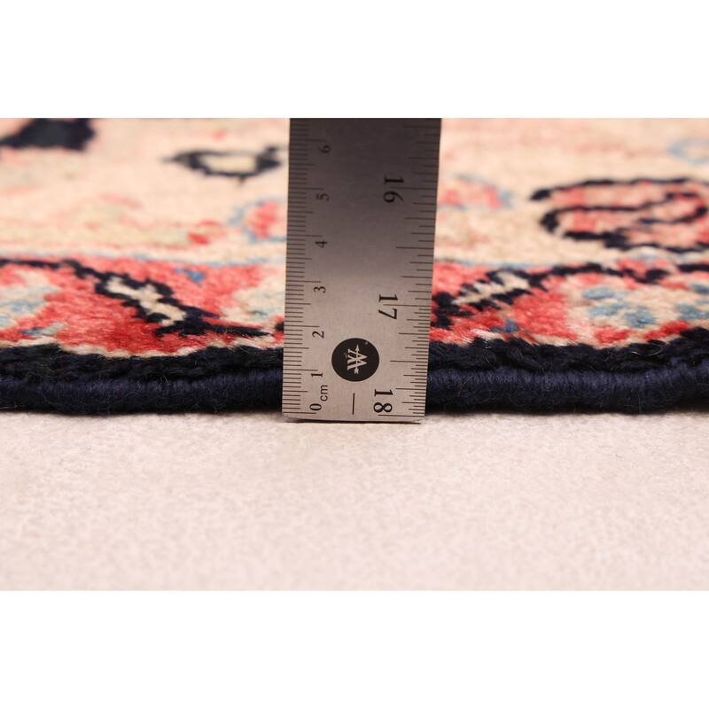 ECARPETGALLERY Hand-knotted Anadol Dark Navy Wool Rug - 4'1 x 9'2