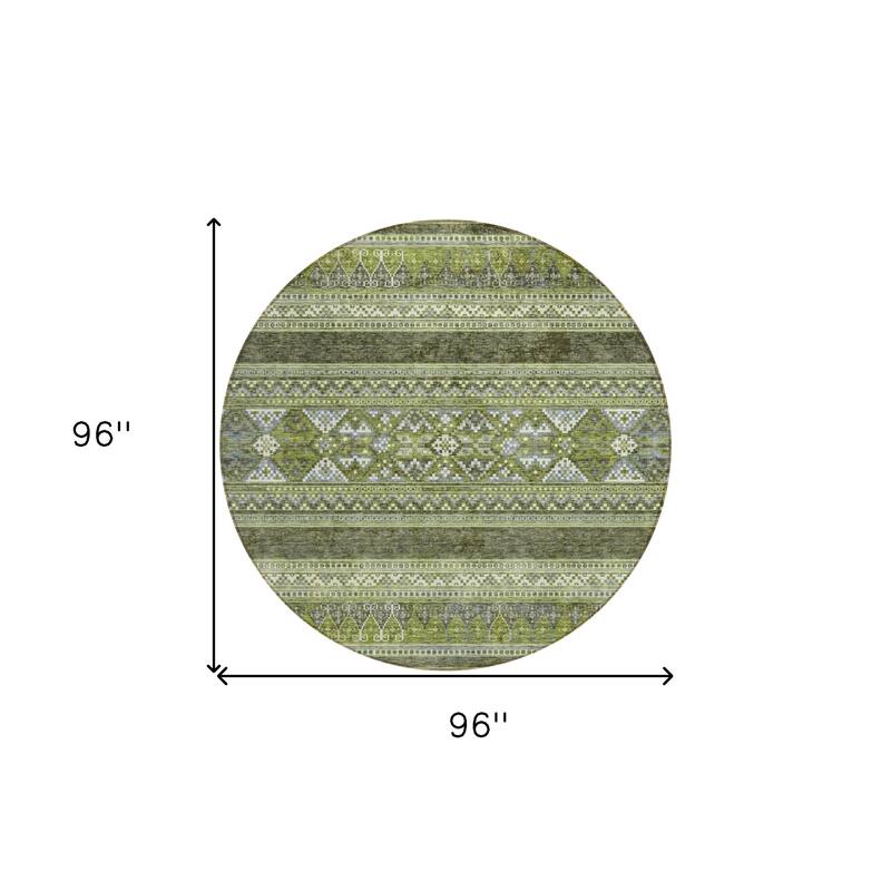 HomeRoots Southwestern Transitional Rectangle Outdoor Rug