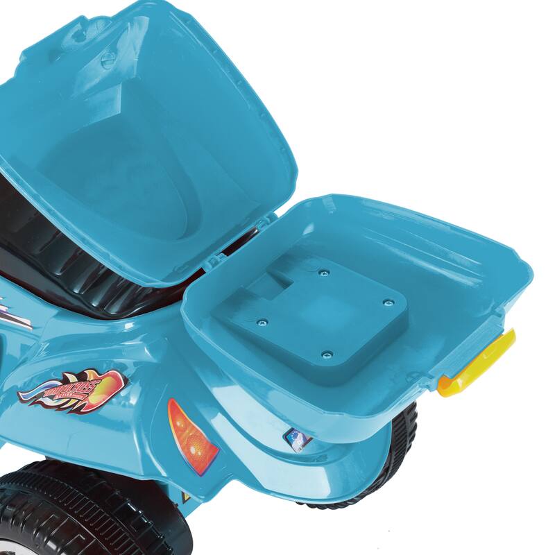 Rider Kids Motorcycle - 3-Wheel Electric Ride-On Car with Reverse, Sounds, Headlights - 6V Battery Motorbike for Ages 3 to 6