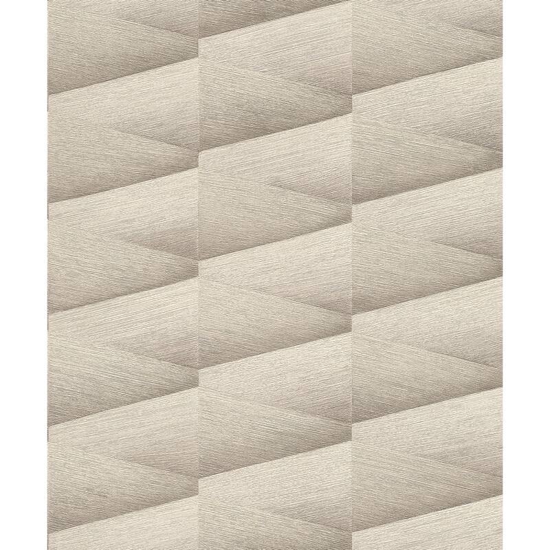 Advantage Shae Grey Geo Wallpaper - 20.9 x 396 x 0.025