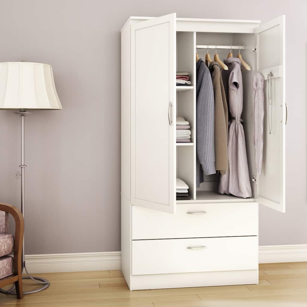 South Shore Acapella 2-door Wardrobe Armoire