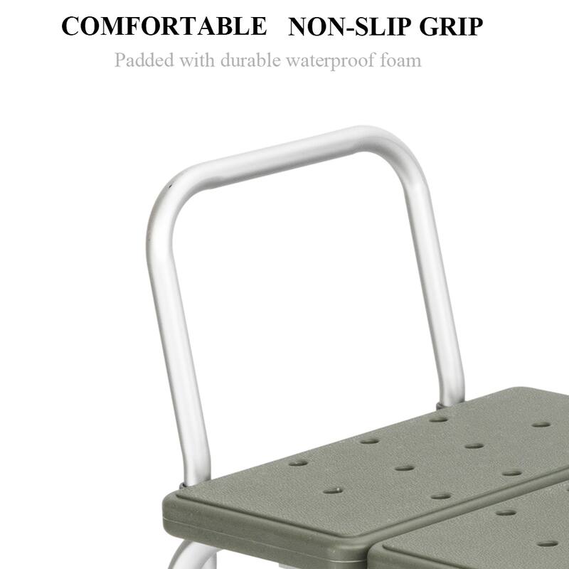 3 Blow Molding Plates Aluminium Alloy Elderly Bath Chair