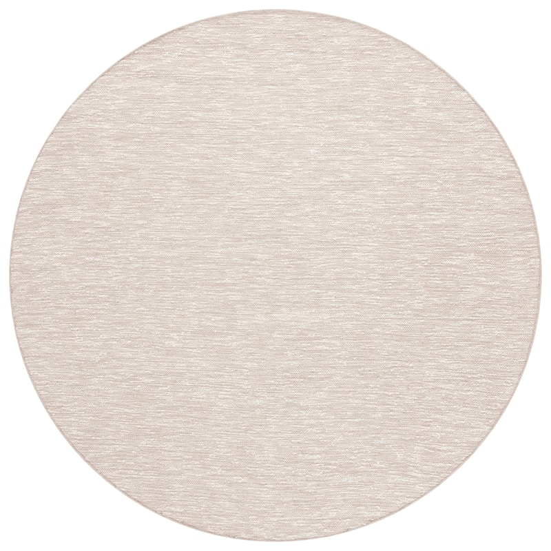 SAFAVIEH Handmade Montauk Jorun Cotton Rug - 6' Round - Light Grey/Ivory