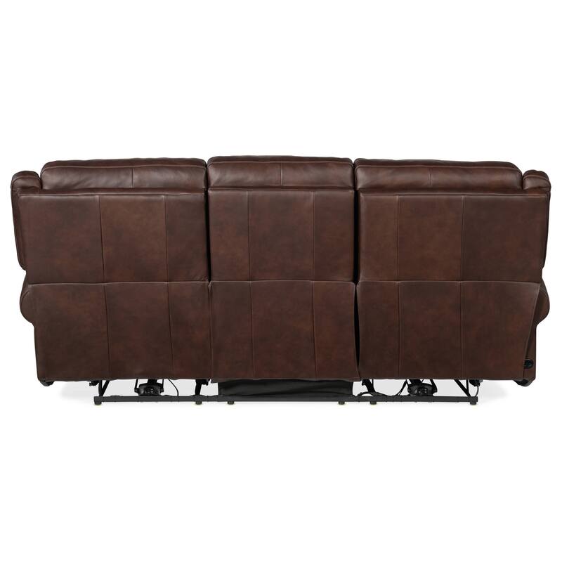 Hooker Furniture SS103-PHZ3-OBERON-POWER-SOFA Oberon 89" Wide Leather