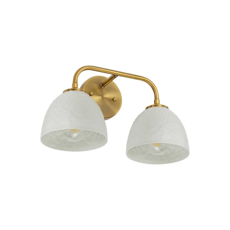Golden Lighting 6950-BA2 MBS Shepard 2 Light 16" Wide Vanity Light