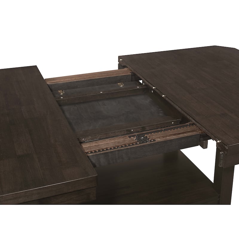 Prentiss 78-inch Extension Counter Dining Table Cappuccino