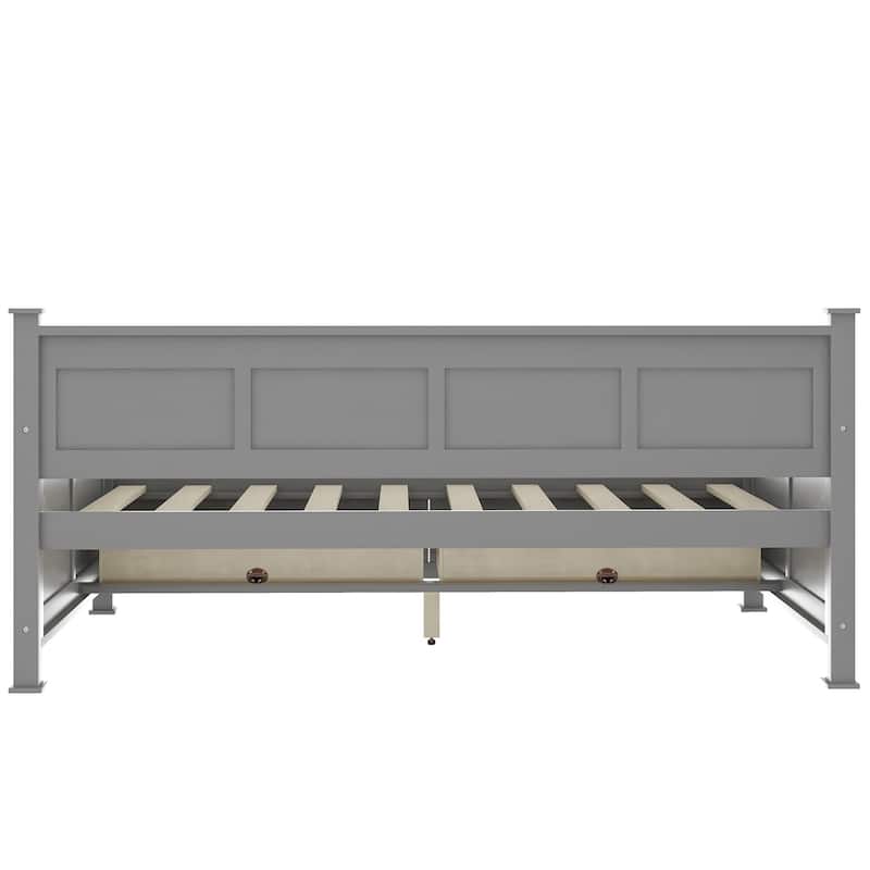 Twin Size Wooden Modern and Rustic Casual Style Daybed