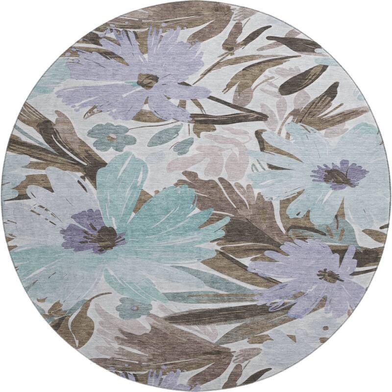 Premium Washable Super Soft Casual Floral Mayfield Rug