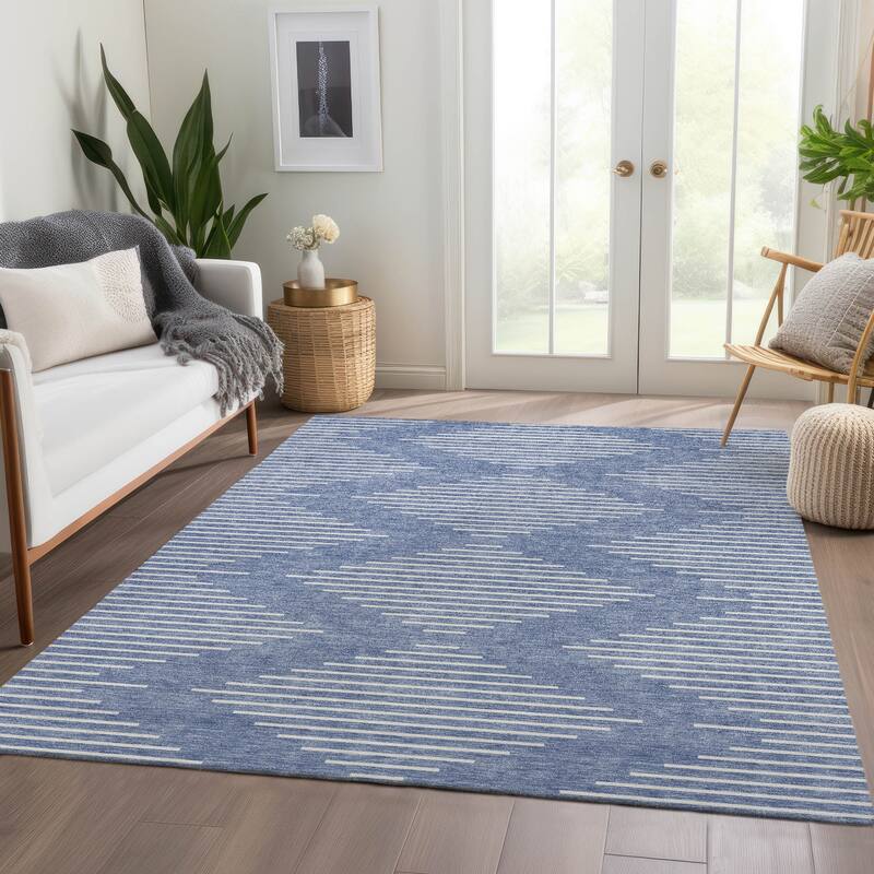 Premium Washable Super Soft Modern Geo Mayfield Rug