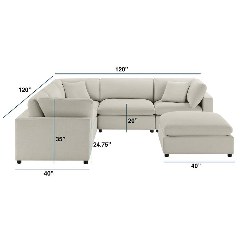 Cambrai Modular 6-Piece Sectional by Greyson Living