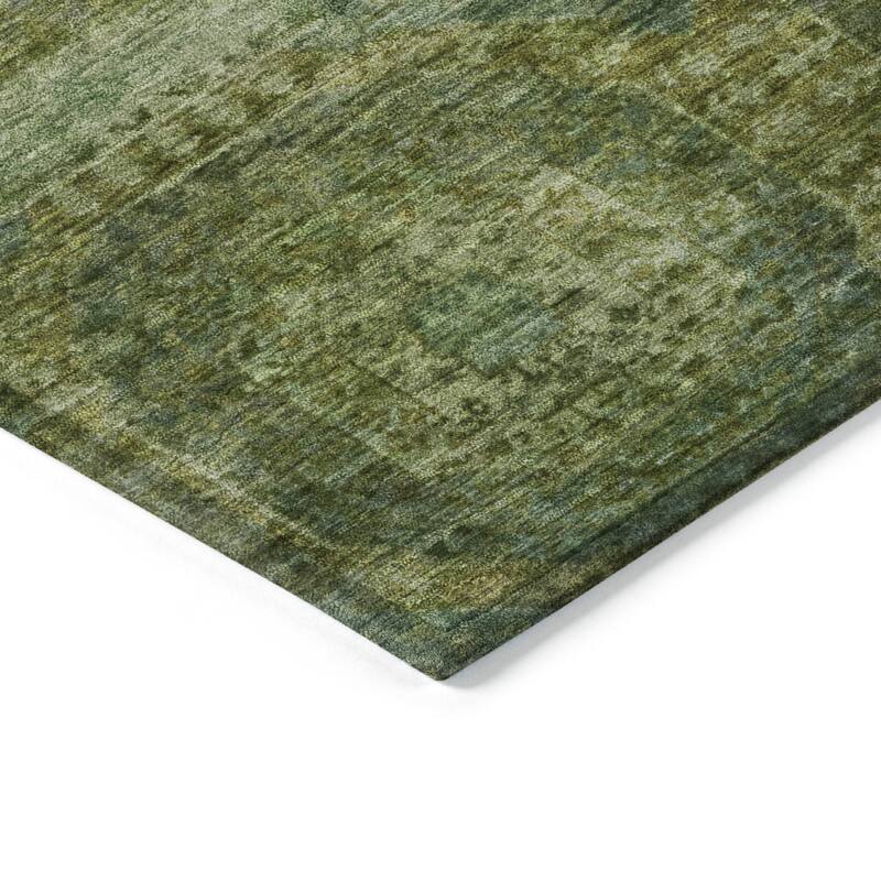 HomeRoots Medallion Transitional Rectangle Outdoor Rug