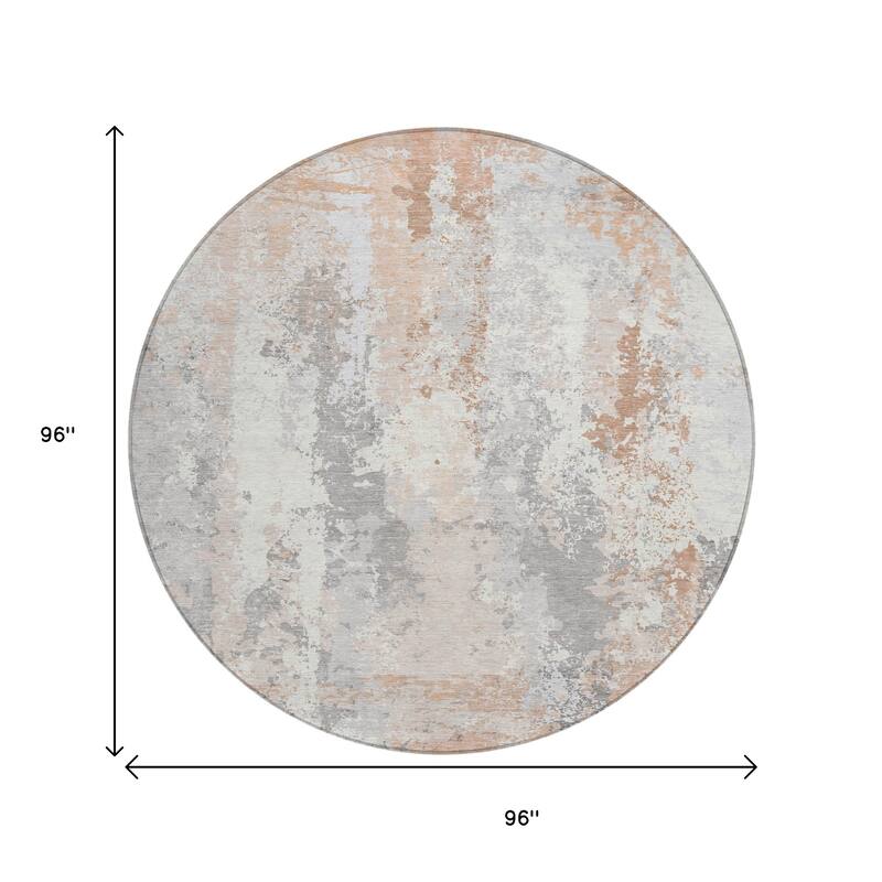 HomeRoots Abstract Transitional Rectangle Outdoor Rug