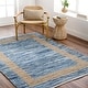 preview thumbnail 1 of 30, Livabliss Jean Modern & Contemporary Area Rug Blue/Tan - 2' 3" x 3' 9"