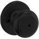 preview thumbnail 19 of 17, Kwikset Cove Privacy Door Knob Set Matte Black