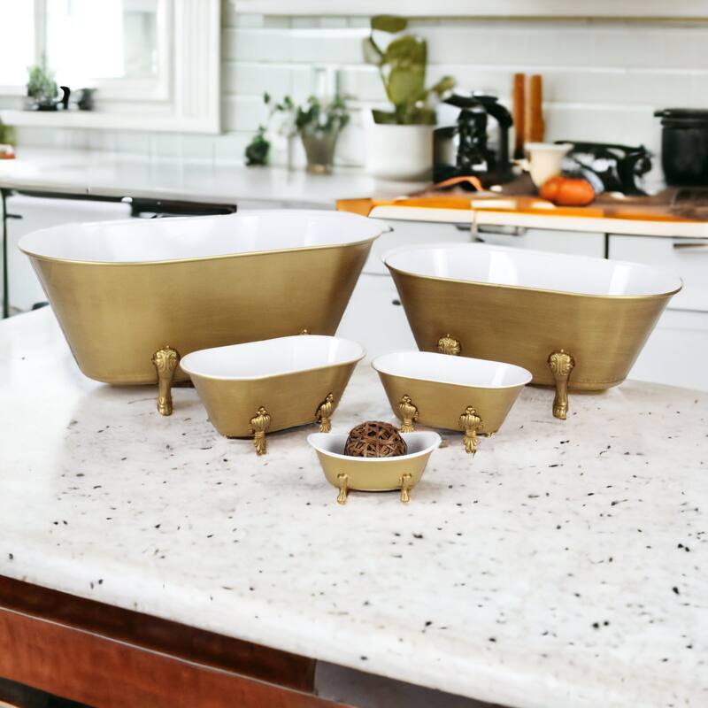 Lavade Golden Tub Décor