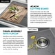 preview thumbnail 94 of 146, KRAUS Bellucci Workstation Topmount Drop-in Granite Kitchen Sink