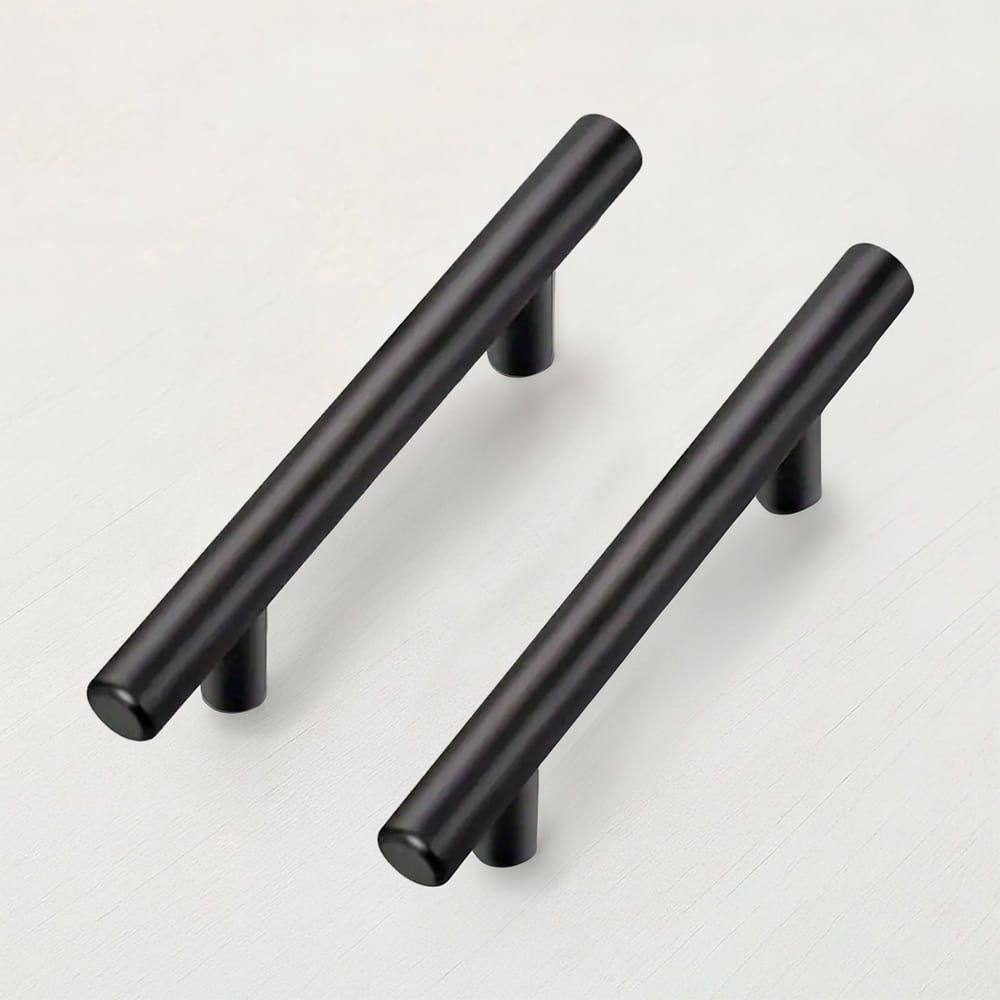 Cabinet Handle Pull - 5 Inch, Modern T-Bar Design, 3 Inch Hole Center