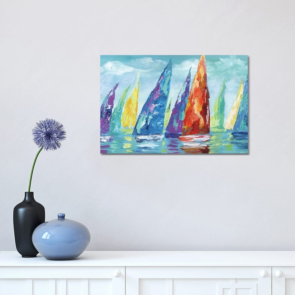 iCanvas "Fine Day Sailing II" by Nan Canvas Print