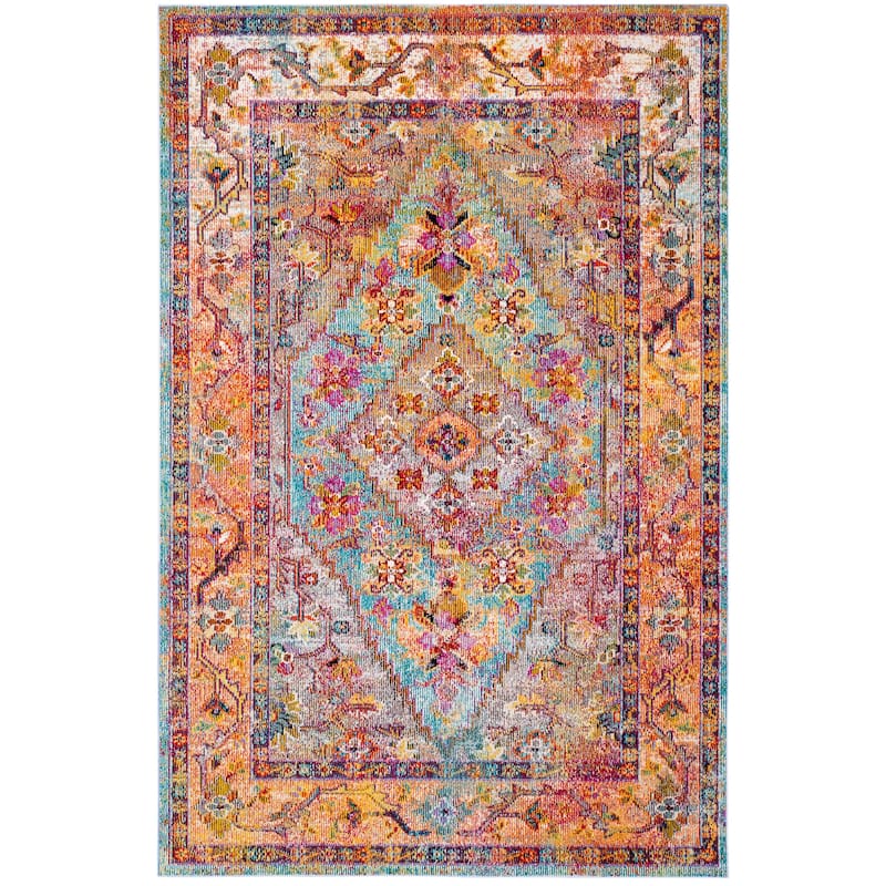 SAFAVIEH Crystal Aili Vintage Boho Oriental Rug