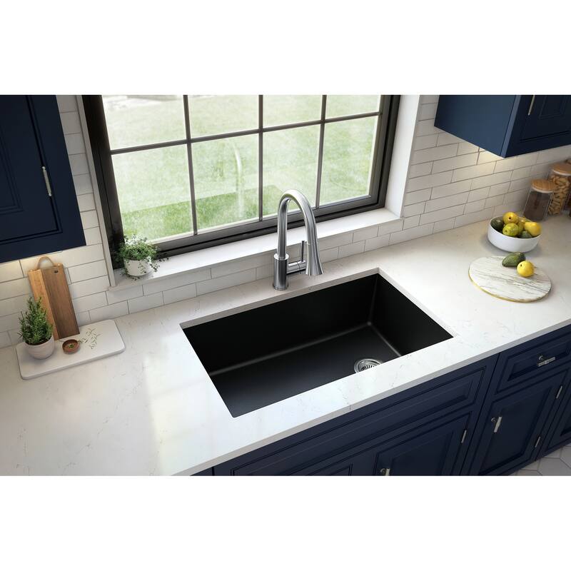 Karran Undermount Quartz Single-bowl Kitchen Sink