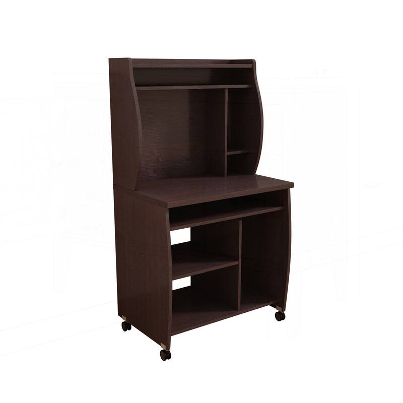 Versatile Mobile Utility Cart with Multiple Shelves