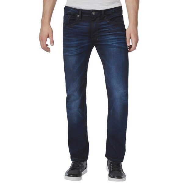 buffalo six x slim straight stretch jeans