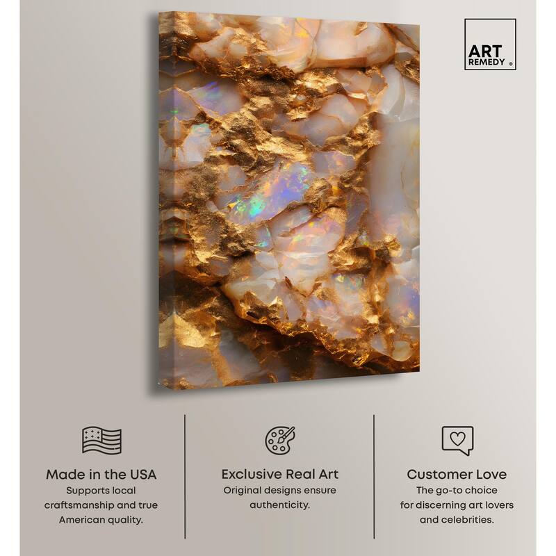 Mythic Gleam Canvas by Art Remedy, Gallery Wrapped
