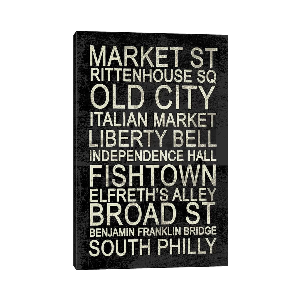 iCanvas "Philly" by Erin Clark Canvas Print