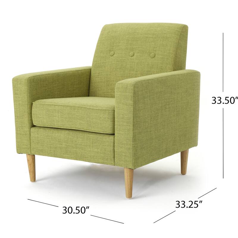 Stylish Upholstered Chair Accent Chair Club Chair Side Chair Green Fabric Chair Vanity Chair Leisure Chair