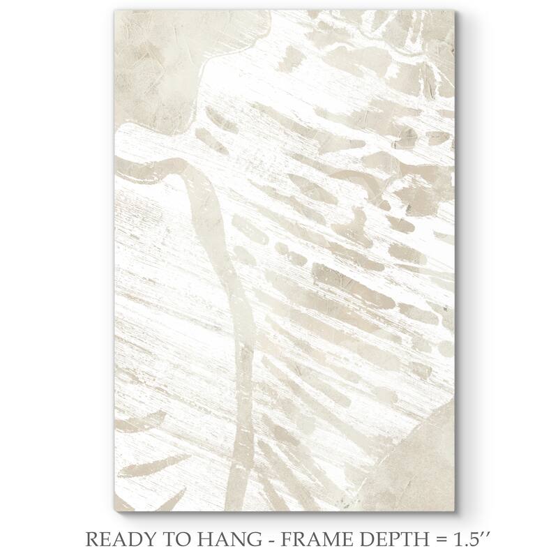 Linen Tropical Silhouette III -Premium Gallery Wrapped Canvas