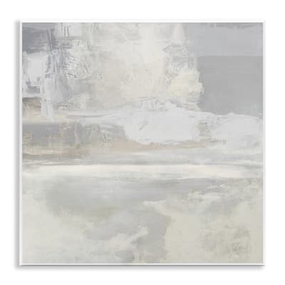 Stupell Serene Abstraction of Grey Wall Plaque Art Design By Rachel Springer