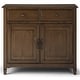 preview thumbnail 59 of 92, WYNDENHALL Hampshire 40" Wide Solid Wood Traditional Entryway Storage Cabinet - 40"w x 15"d x 36" h