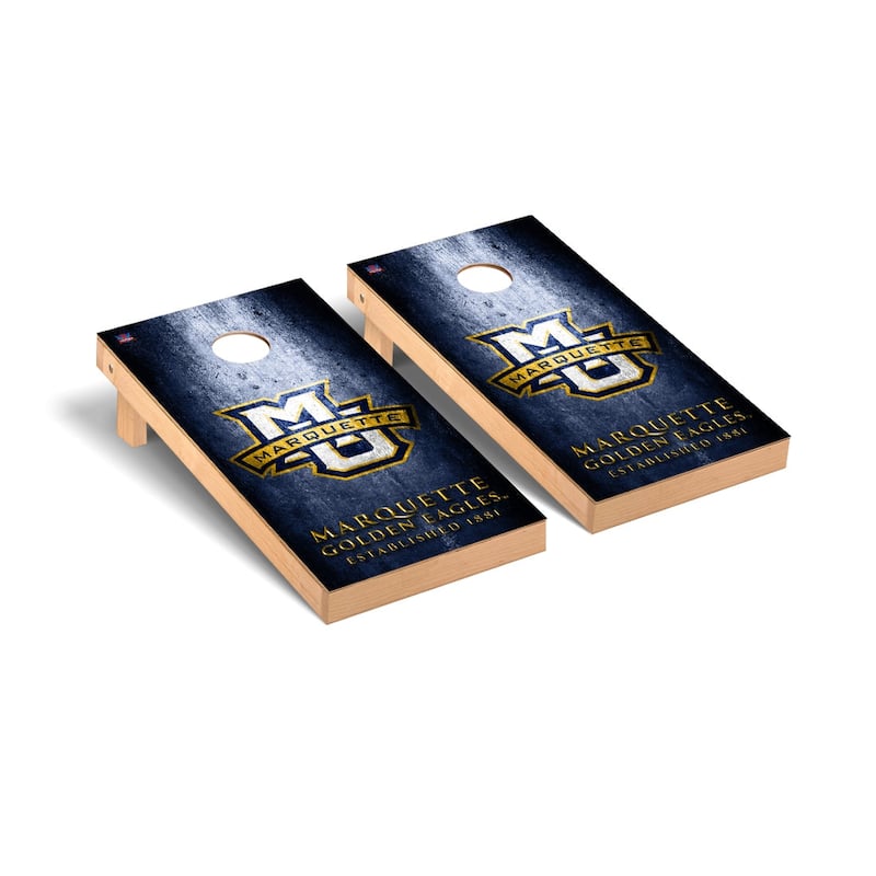 Marquette Golden Eagles 2x4 Pro Cornhole Boards - V1 - Include Team Bags + Carry Case