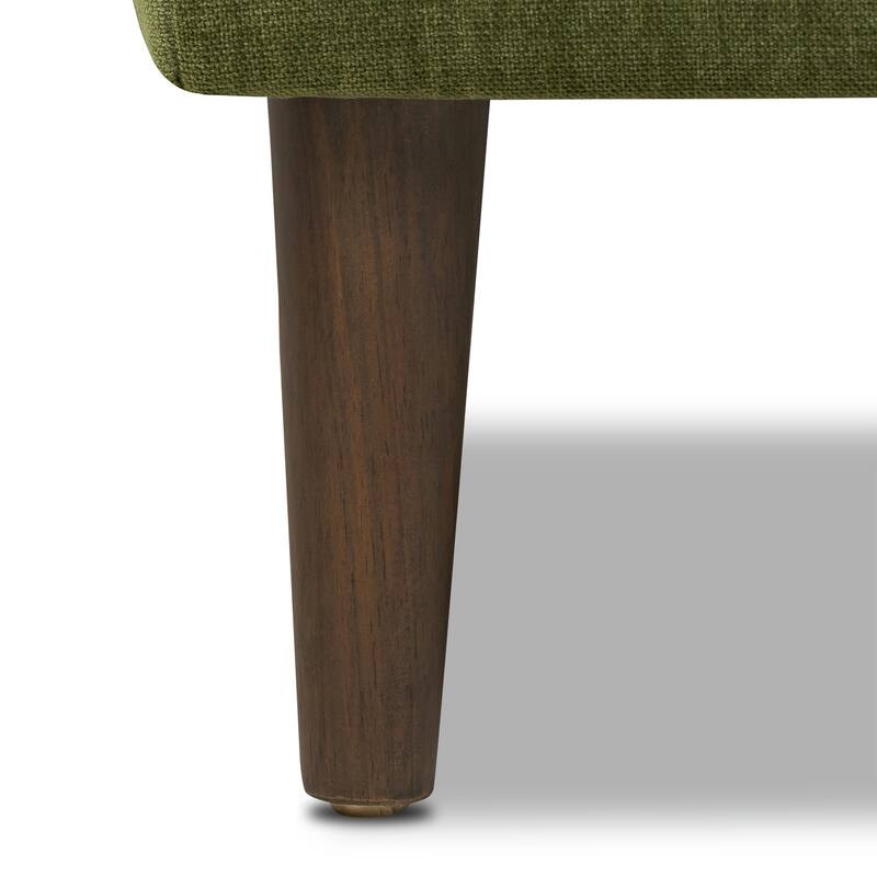Poly & Bark Napa Velvet Fabric Ottoman