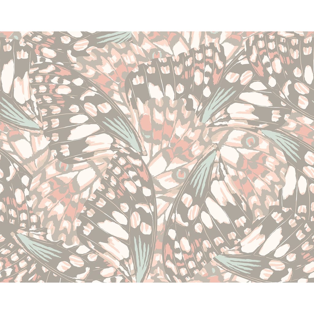 Brewster Origin Murals Butterfly Wings Pastel Wall Mural - N/A