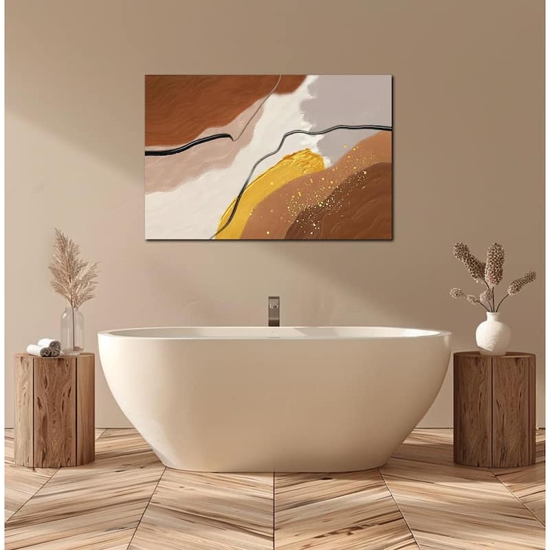 Wall Decor Mid Century Modern Prints Pictures Abstract Geometric