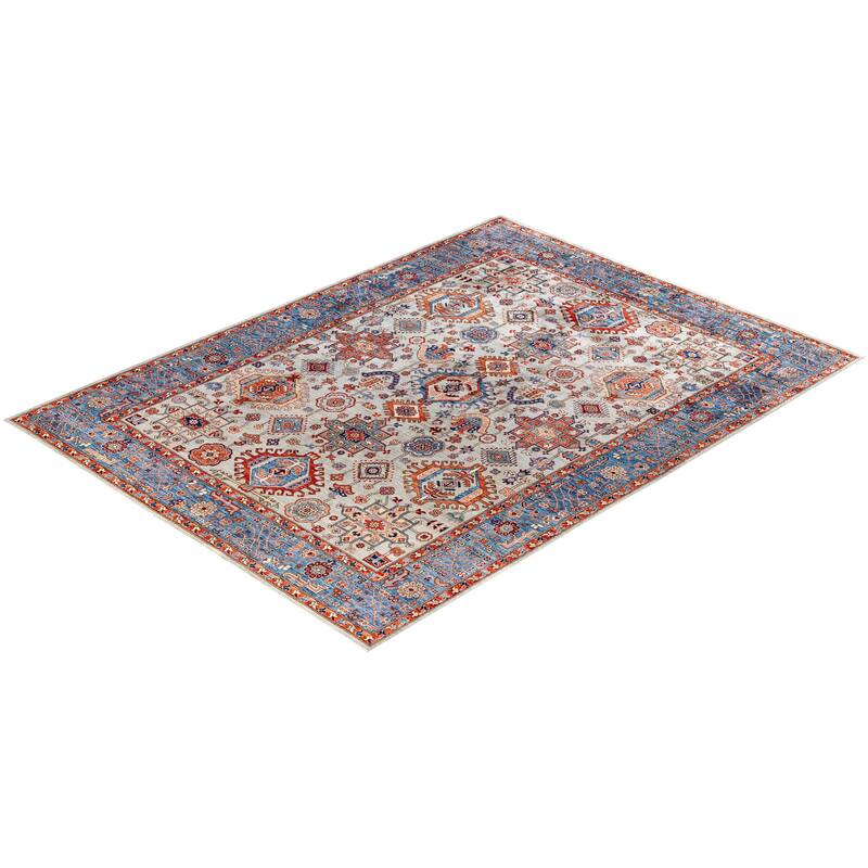 Serapi One-of-a-Kind Hand-Knotted Area Rug - Gray - 9' 1" x 12' 0"